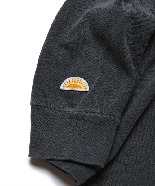 SALT&MUGS(ソルトアンドマグス)の「SUN FLOWER LST(Tシャツ/カットソー・メンズ・ブラック/ホワイト・SMALL/MEDIUM/LARGE/X-LARGE)」の4枚目の写真