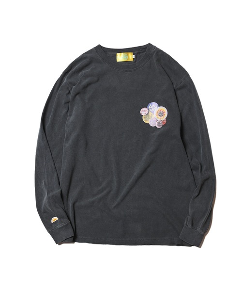 SALT&MUGS(ソルトアンドマグス)の「SUN FLOWER LST(Tシャツ/カットソー・メンズ・ブラック/ホワイト・SMALL/MEDIUM/LARGE/X-LARGE)」の3枚目の写真