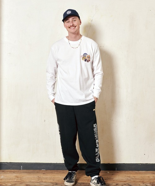 SALT&MUGS(ソルトアンドマグス)の「SUN FLOWER LST(Tシャツ/カットソー・メンズ・ブラック/ホワイト・SMALL/MEDIUM/LARGE/X-LARGE)」の16枚目の写真