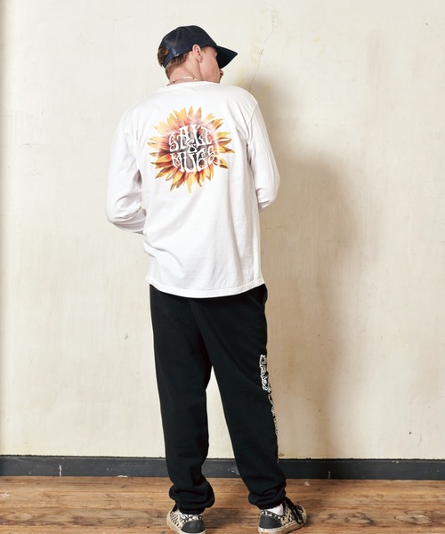 SALT&MUGS(ソルトアンドマグス)の「SUN FLOWER LST(Tシャツ/カットソー・メンズ・ブラック/ホワイト・SMALL/MEDIUM/LARGE/X-LARGE)」の17枚目の写真