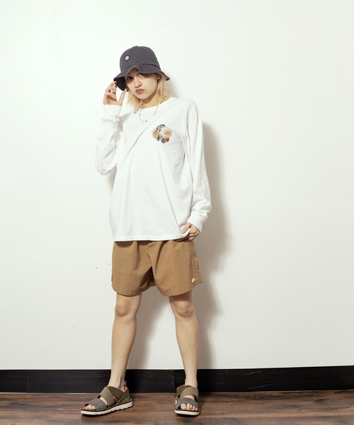 SALT&MUGS(ソルトアンドマグス)の「SUN FLOWER LST(Tシャツ/カットソー・メンズ・ブラック/ホワイト・SMALL/MEDIUM/LARGE/X-LARGE)」の18枚目の写真
