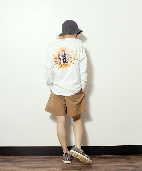 SALT&MUGS(ソルトアンドマグス)の「SUN FLOWER LST(Tシャツ/カットソー・メンズ・ブラック/ホワイト・SMALL/MEDIUM/LARGE/X-LARGE)」の19枚目の写真