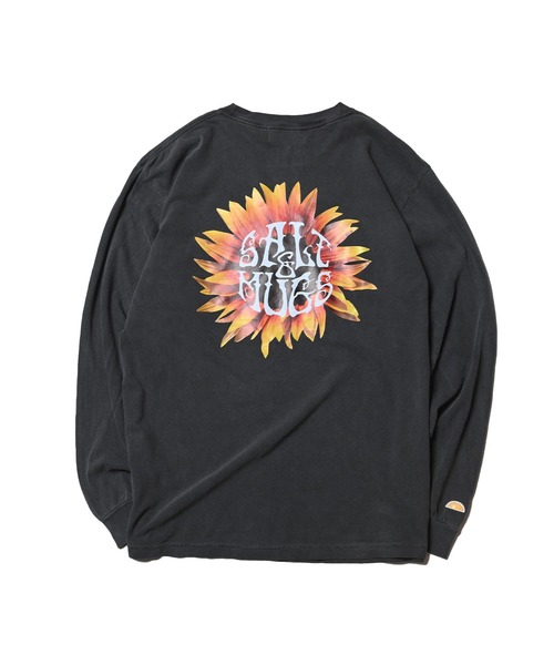 SALT&MUGS(ソルトアンドマグス)の「SUN FLOWER LST(Tシャツ/カットソー・メンズ・ブラック/ホワイト・SMALL/MEDIUM/LARGE/X-LARGE)」の21枚目の写真