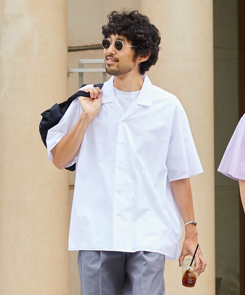 SHIRT FIRSTHAND by 5525Gallery 半袖ビッグシャツ 5525Gallery（ゴーゴーニーゴーギャラリー）の「SHIRT FIRSTHAND