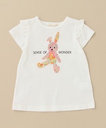 sense of wonder（センスオブワンダー）の「リバティファブリックモチーフアップリケTシャツ（Tシャツ/カットソー・キッズ）」