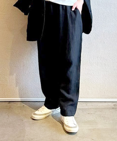ベルギーリネンツイル テーパーパンツ（その他パンツ）｜journal
