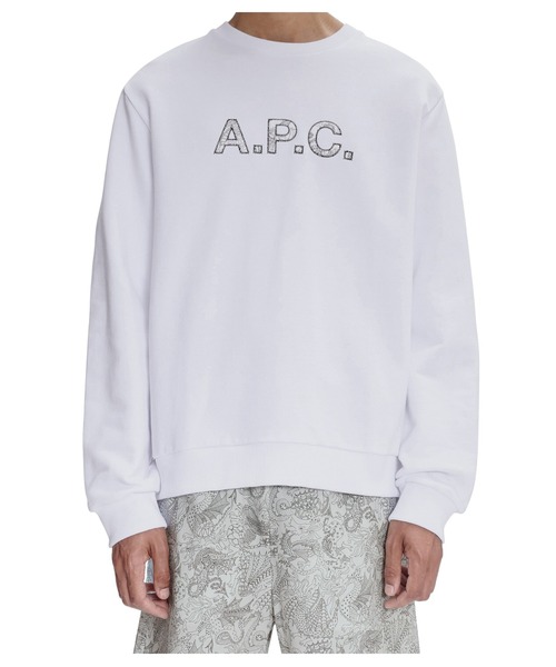 希少！A.P.C.× LIBERTYロゴスウェット apcアーペーセーリバティー
