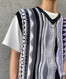 CIAOPANIC | ジャガードVネックニットベスト(ベスト)