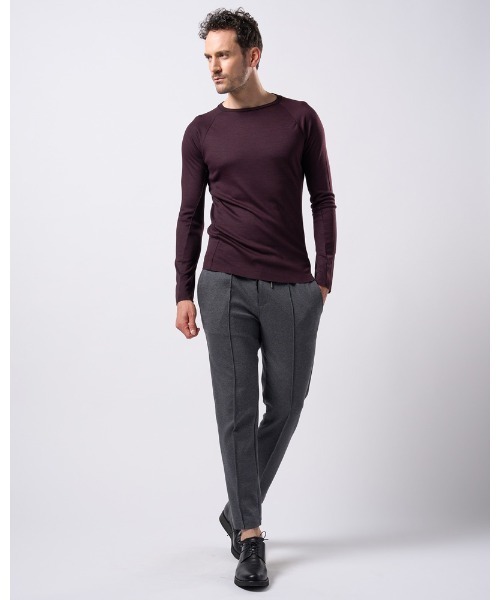 【セール】smart pin-tuck slacks（スラックス）｜wjk（ダヴルジェイケイ）