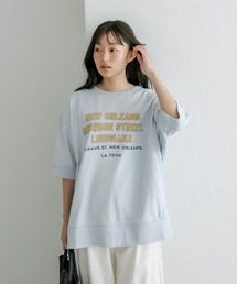 PUAL CE CIN | ロゴプリントビッグ Tシャツ(Tシャツ/カットソー)