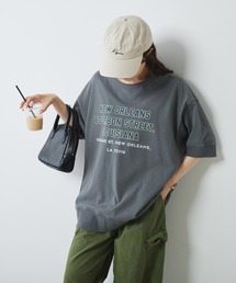 PUAL CE CIN | ロゴプリントビッグ Tシャツ(Tシャツ/カットソー)