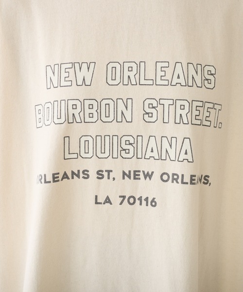 PUAL CE CIN（ピュアルセシン）の「ロゴプリントビッグ Tシャツ（Tシャツ/カットソー・レディース・ナチュラル/オフホワイト/サックスブルー/チャコールグレー・FREE）」の18枚目の写真