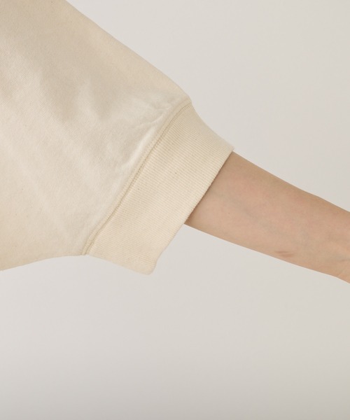 PUAL CE CIN（ピュアルセシン）の「ロゴプリントビッグ Tシャツ（Tシャツ/カットソー・レディース・ナチュラル/オフホワイト/サックスブルー/チャコールグレー・FREE）」の19枚目の写真