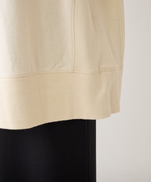 PUAL CE CIN（ピュアルセシン）の「ロゴプリントビッグ Tシャツ（Tシャツ/カットソー・レディース・ナチュラル/オフホワイト/サックスブルー/チャコールグレー・FREE）」の20枚目の写真