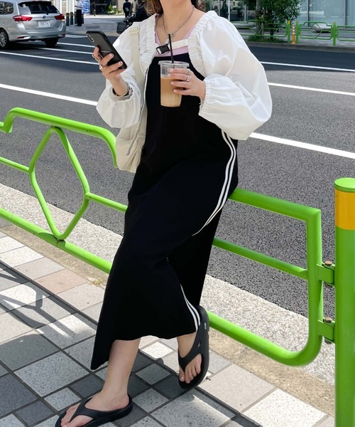 archives(アルシーヴ)の「【LIMITED】MULCHWAY BOLERO×CAMISOLE ONEPIECE(ワンピース・レディース・ブラック/オフホワイト/ネイビー・MEDIUM)」の10枚目の写真