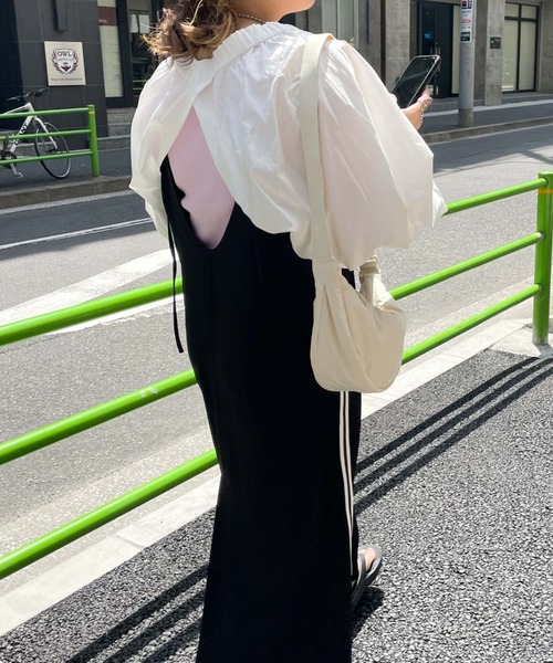 archives(アルシーヴ)の「【LIMITED】MULCHWAY BOLERO×CAMISOLE ONEPIECE(ワンピース・レディース・ブラック/オフホワイト/ネイビー・MEDIUM)」の11枚目の写真