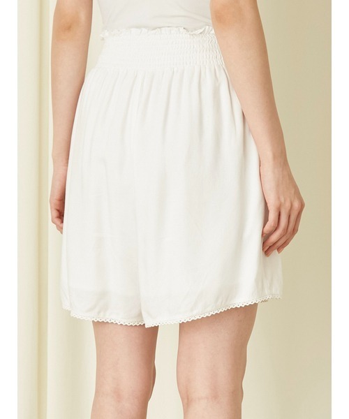 k SNIDEL カットプリントシャツ×ショートパンツ SNIDEL HOME（スナイデルホーム）の「【SNIDEL HOME × 新木優子