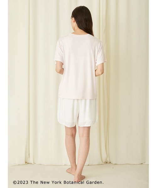 k SNIDEL カットプリントシャツ×ショートパンツ ピンク/桃色系｜SNIDEL(スナイデル)の通販サイト【公式】