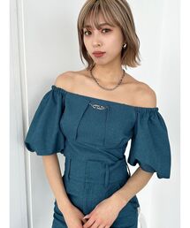 EMODA | クロスeチャームトップ(Tシャツ/カットソー)