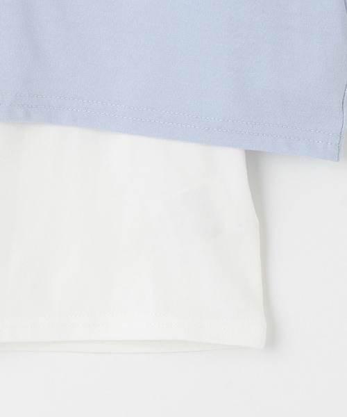 LOVETOXIC（ラブトキシック）の「【LTXC】速乾 ライン短TSET（Tシャツ/カットソー・キッズ・サックスブルー/オフホワイト/ブラック・L/S/M/SS）」の13枚目の写真