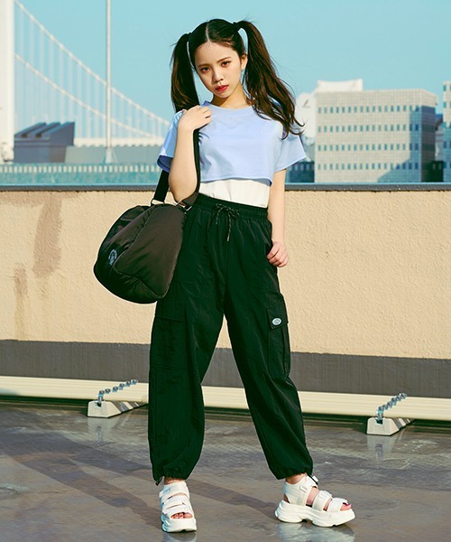 LOVETOXIC（ラブトキシック）の「【LTXC】速乾 ライン短TSET（Tシャツ/カットソー・キッズ・サックスブルー/オフホワイト/ブラック・L/S/M/SS）」の18枚目の写真
