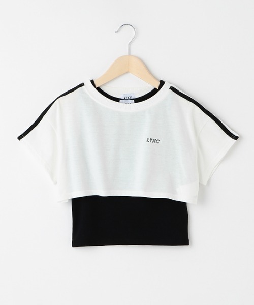 LOVETOXIC（ラブトキシック）の「【LTXC】速乾 ライン短TSET（Tシャツ/カットソー・キッズ・サックスブルー/オフホワイト/ブラック・L/S/M/SS）」の16枚目の写真
