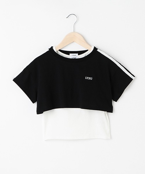 LOVETOXIC（ラブトキシック）の「【LTXC】速乾 ライン短TSET（Tシャツ/カットソー・キッズ・サックスブルー/オフホワイト/ブラック・L/S/M/SS）」の22枚目の写真