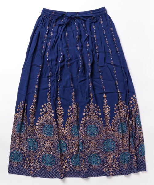 チャイハネ（チャイハネ）の「【チャイハネ】ヨウエンロングスカート（スカート・レディース・ブラック/ブルー/レッド/イエロー/グリーン/ピンク/ブラック系その他/ベージュ/ダークグリーン・FREE）」の10枚目の写真