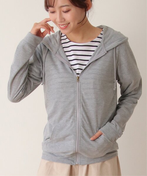 LBC（エルビーシー）の「UVパーカー M（パーカー・レディース・オリーブ/ライトグレー/ブラック/オフホワイト・M）」の13枚目の写真