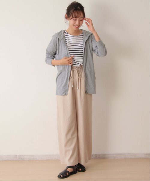 LBC（エルビーシー）の「UVパーカー M（パーカー・レディース・オリーブ/ライトグレー/ブラック/オフホワイト・M）」の16枚目の写真