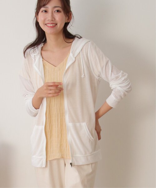 LBC（エルビーシー）の「UVパーカー M（パーカー・レディース・オリーブ/ライトグレー/ブラック/オフホワイト・M）」の19枚目の写真