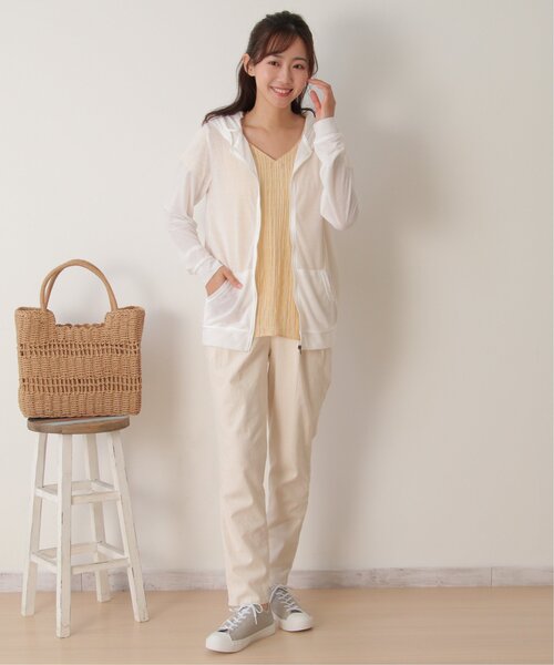 LBC（エルビーシー）の「UVパーカー M（パーカー・レディース・オリーブ/ライトグレー/ブラック/オフホワイト・M）」の20枚目の写真