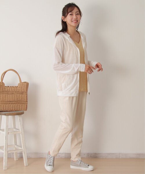 LBC（エルビーシー）の「UVパーカー M（パーカー・レディース・オリーブ/ライトグレー/ブラック/オフホワイト・M）」の21枚目の写真