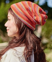 チャイハネ | 【チャイハネ】ヒッピーマルチボーダーコットンニットキャップ(ニットキャップ/ビーニー)