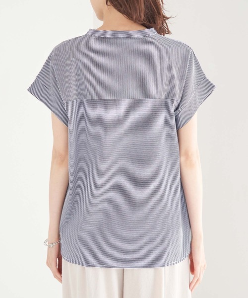 ROPE' PICNIC（ロペピクニック）の「スキッパーカットトップス（Tシャツ/カットソー・レディース・ブラック/ベージュ/ブルー系その他・38）」の22枚目の写真