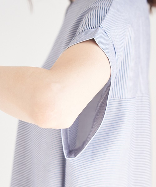 ROPE' PICNIC（ロペピクニック）の「スキッパーカットトップス（Tシャツ/カットソー・レディース・ブラック/ベージュ/ブルー系その他・38）」の16枚目の写真