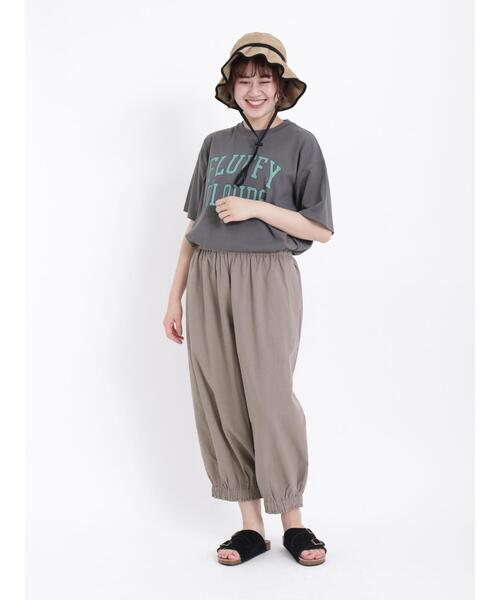 Samansa Mos2（サマンサ モスモス）の「【UV加工】ロゴTシャツ（Tシャツ/カットソー・レディース・チャコールグレー/ブルー/ピンク/オフホワイト・F）」の11枚目の写真