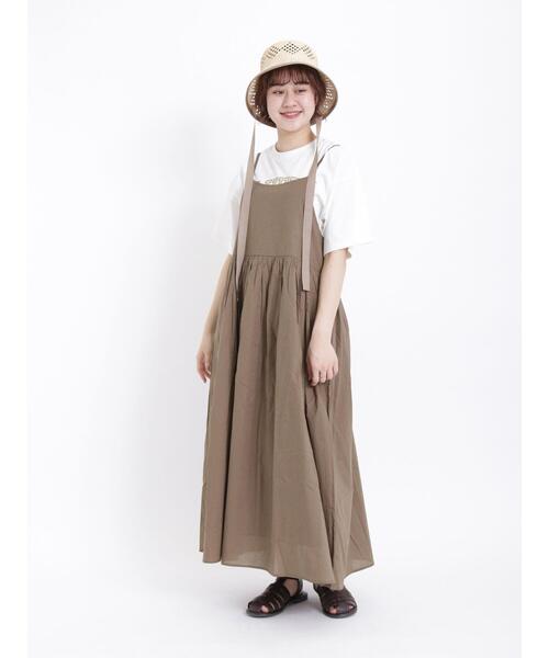 Samansa Mos2（サマンサ モスモス）の「【UV加工】ロゴTシャツ（Tシャツ/カットソー・レディース・チャコールグレー/ブルー/ピンク/オフホワイト・F）」の20枚目の写真