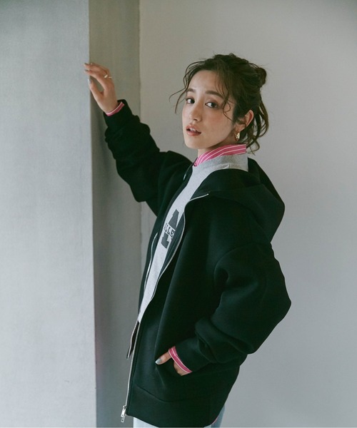 セール】WEB限定 テックダンボールダブルジップBIGパーカ男女兼用