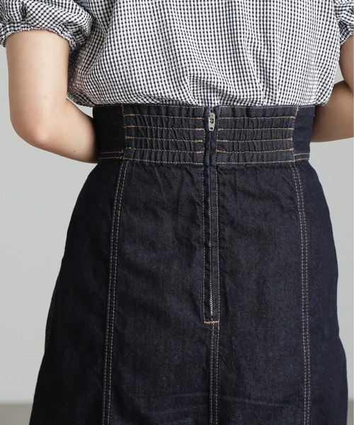 FREE'S MART（フリーズマート）の「◇[低身長サイズ/Sシリーズ対応]ラップ風マーメイドデニムスカート（スカート・レディース・ブラック系その他/ワンウォッシュ・MEDIUM/SMALL/X-SMALL）」の19枚目の写真