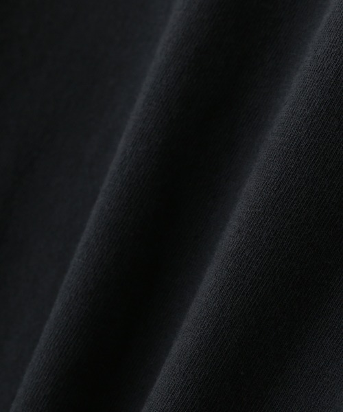REMI RELIEF(レミレリーフ)の「REMI RELIEF(レミレリーフ)LW加工20/-天竺 別注BIGサイズT(LESS IS MORE KC)(Tシャツ/カットソー・メンズ・ブラック・L/M/XL)」の11枚目の写真