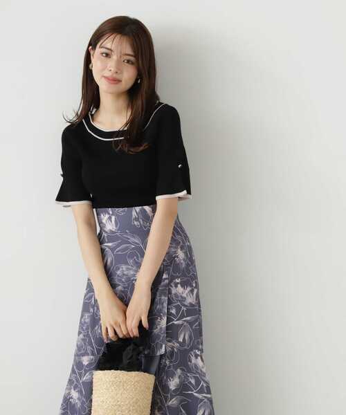 PROPORTION BODY DRESSING(プロポーションボディドレッシング)の「バイカラーニット / 1213270700(ニット/セーター・レディース・ブラック/グレー/ピンク・MEDIUM/SMALL)」の14枚目の写真