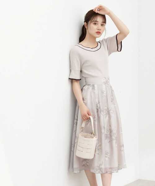 PROPORTION BODY DRESSING(プロポーションボディドレッシング)の「バイカラーニット / 1213270700(ニット/セーター・レディース・ブラック/グレー/ピンク・MEDIUM/SMALL)」の10枚目の写真