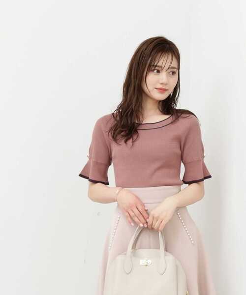 PROPORTION BODY DRESSING(プロポーションボディドレッシング)の「バイカラーニット / 1213270700(ニット/セーター・レディース・ブラック/グレー/ピンク・MEDIUM/SMALL)」の20枚目の写真