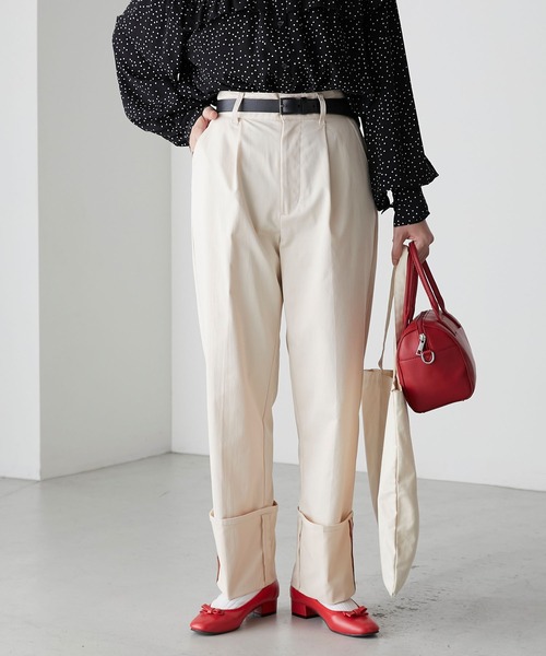 SISSEL EDELBO  パンツ Hilde Pants - Red White – SISSEL EDELBO