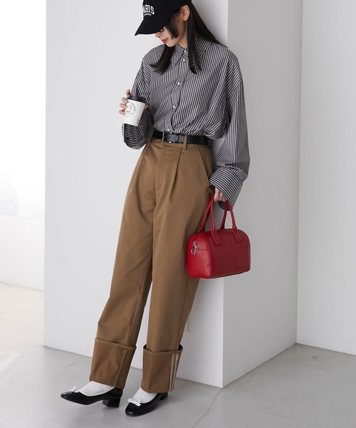 SISSEL EDELBO  パンツ SISSEL EDELBO パンツ Hilde Pants - White Squares – SISSEL EDELBO