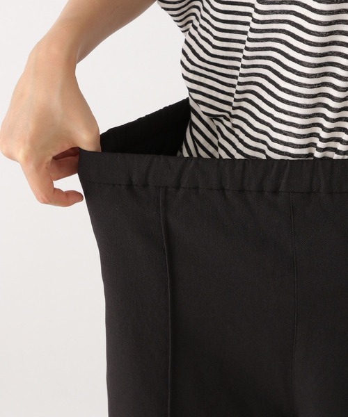 LEPSIM(レプシィム)の「【産前・産後対応】マタニティ/リネンライクタックハーフパンツ 961398(マタニティウェア/グッズ・レディース・ブラック/ベージュ・FREE)」の4枚目の写真