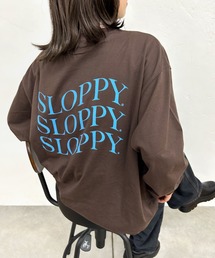 WHO'S WHO gallery | 《WEB限定》【SLOPPY/スロッピー】刺繍ロゴビッグロンT(Tシャツ/カットソー)