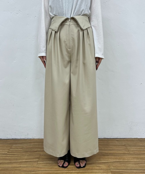 CAPRICIEUX LE'MAGE（カプリシューレマージュ）の「折返しパンツ（その他パンツ・レディース・ブラック/モカ/ライトベージュ・38/36）」の22枚目の写真