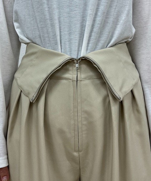 CAPRICIEUX LE'MAGE（カプリシューレマージュ）の「折返しパンツ（その他パンツ・レディース・ブラック/モカ/ライトベージュ・38/36）」の17枚目の写真